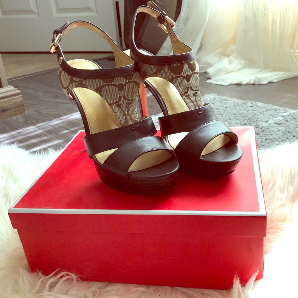 Coach Platform Heels